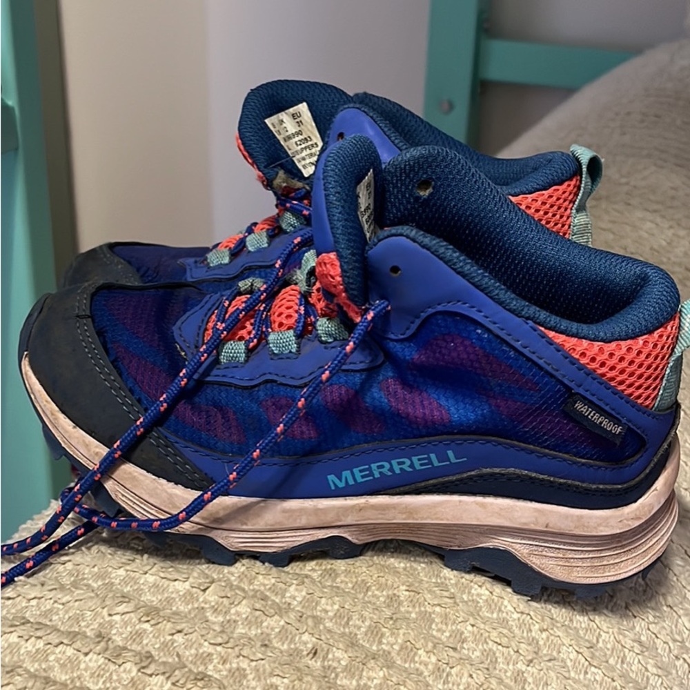 GUC - kids Merrell hiking boots, size 13